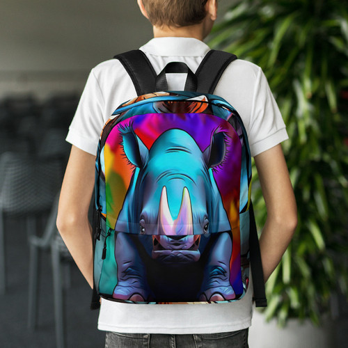 Angry Rhino Kids Backpack